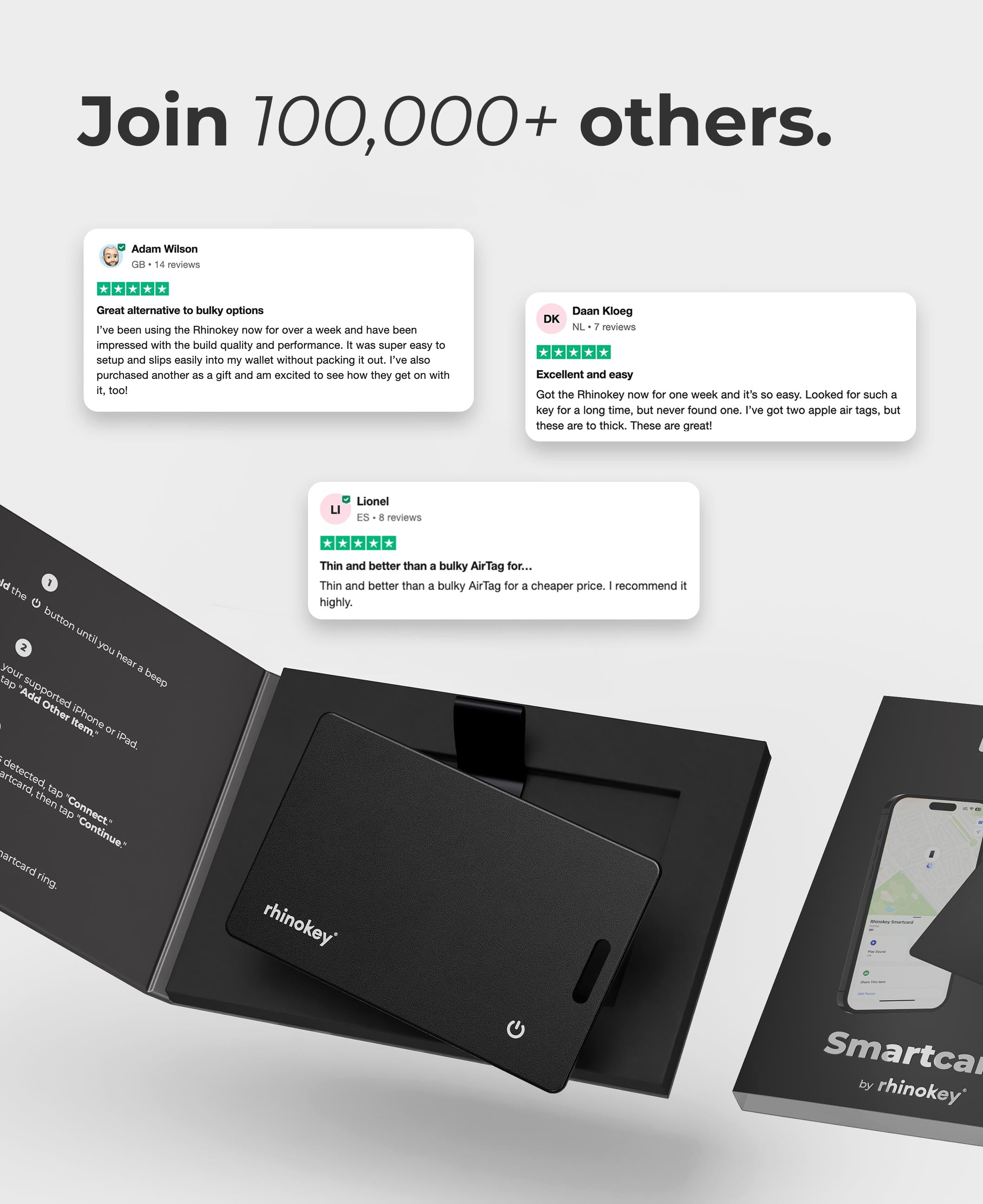 Rhinokey® Carte à puce intelligente