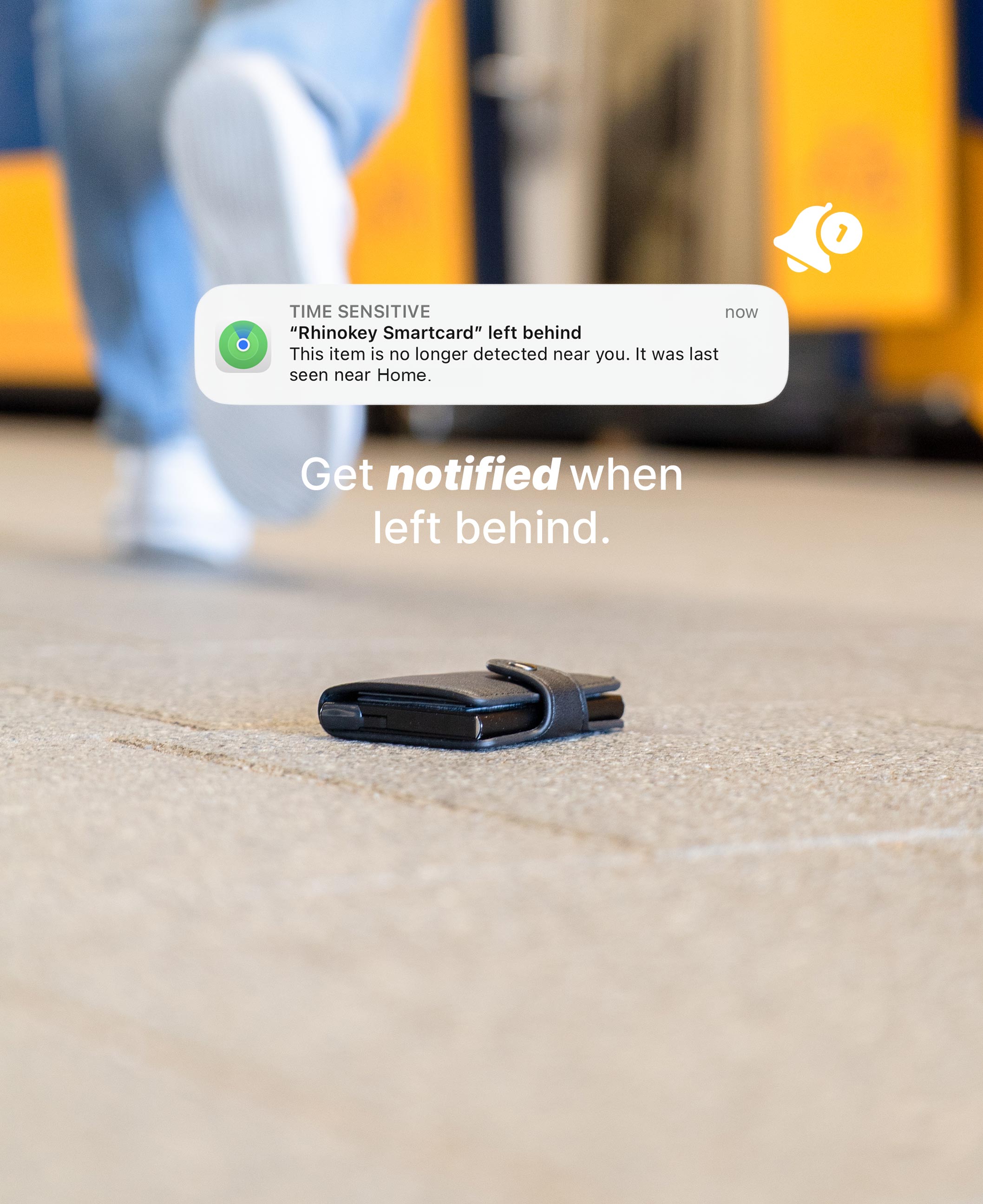 Wallet Tracker Card 1.8mm Apple & Google Find My - Rhinokey